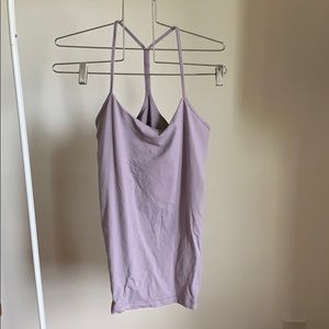 Lavender exercise tank